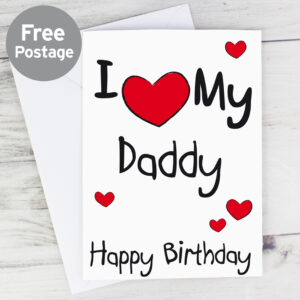 Personalised I Heart My Card