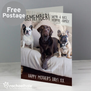 Personalised Rachael Hale Nice, Normal Family Card