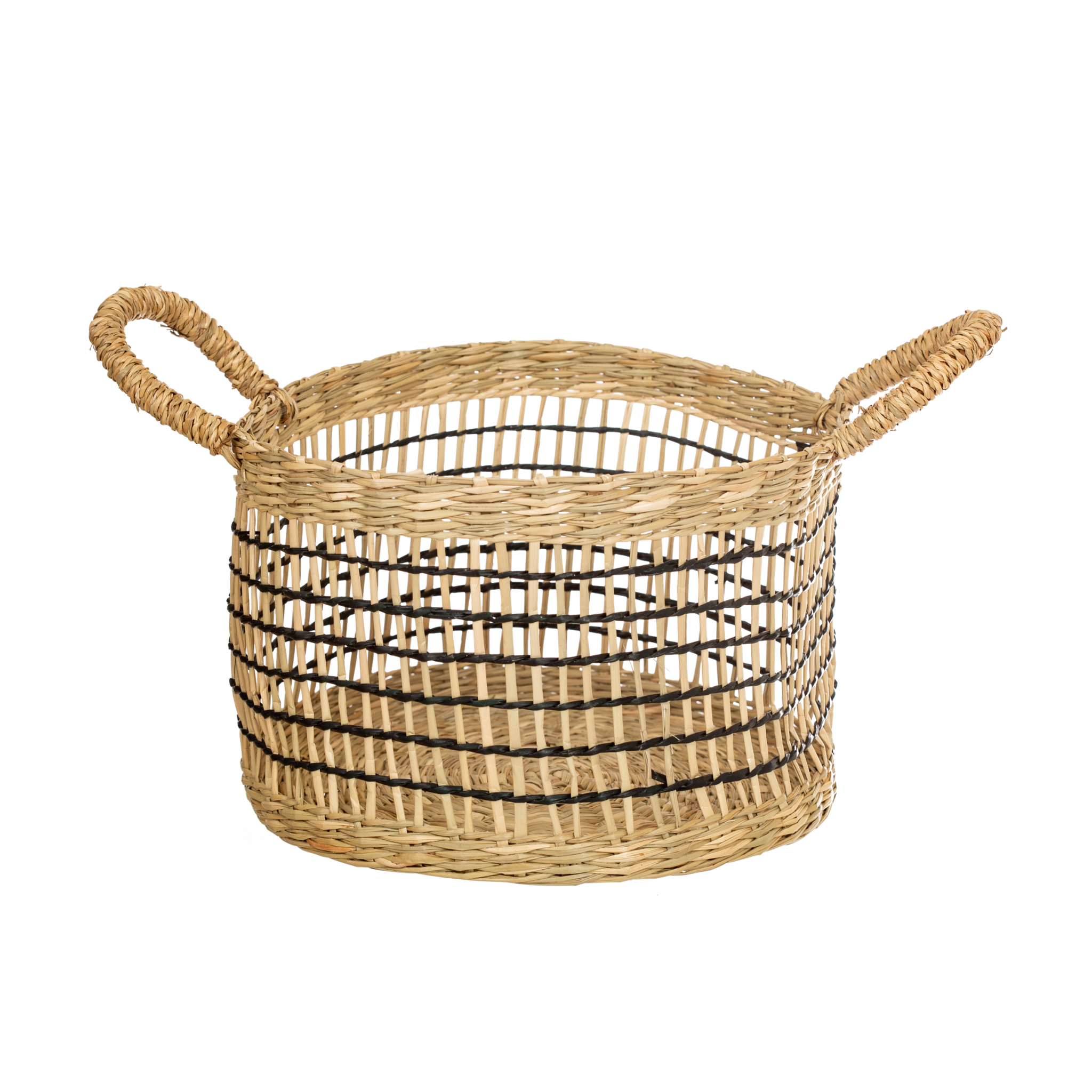 Seagrass Storage Baskets l Open Weave - Set of 2 l Perk Up Your Day Seagrass Storage Baskets l Open Weave - Set of 2 l Perk Up Your Day
