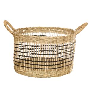 Seagrass Storage Baskets l Open Weave - Set of 2 l Perk Up Your Day