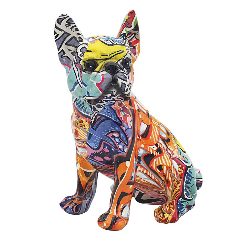 Graffiti Bulldog Figurine l Ornament l Statue - Perk Up Your Day