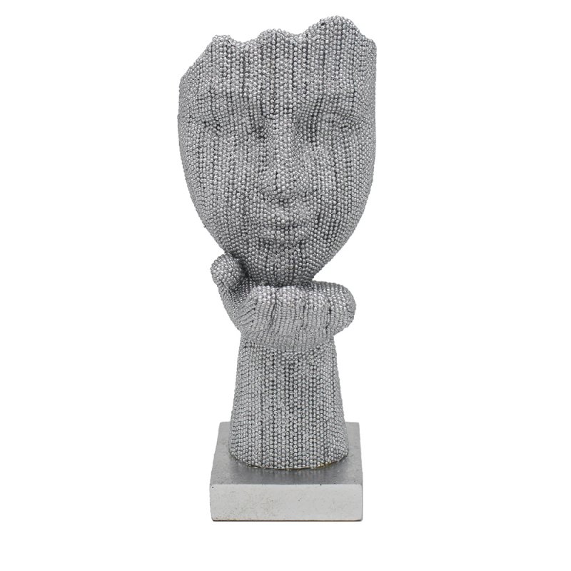 Kiss Sculpture l Blowing A Kiss l Ornament l Silver Art - Perk Up Your Day