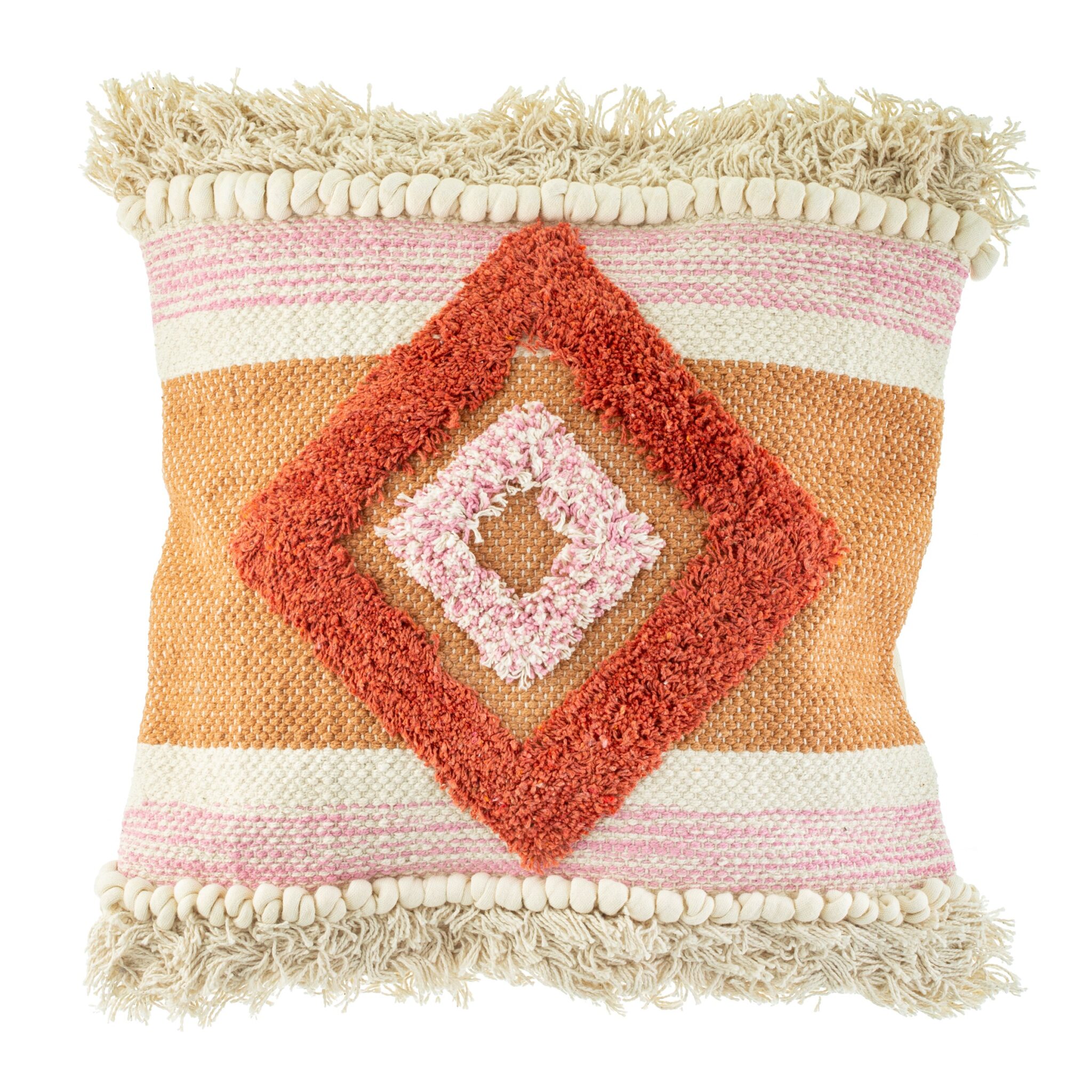 Diamond Tufted Cushion / Nevada - Orange