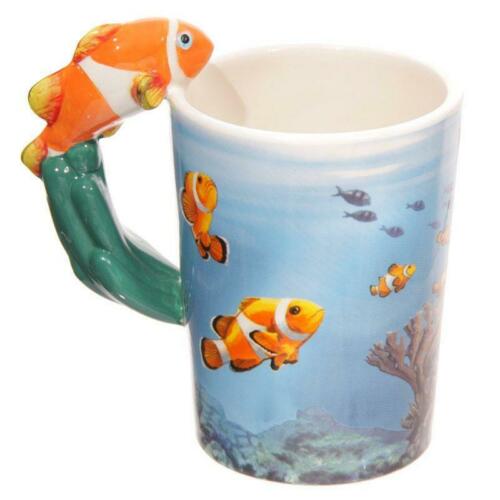 clown fish handle mug