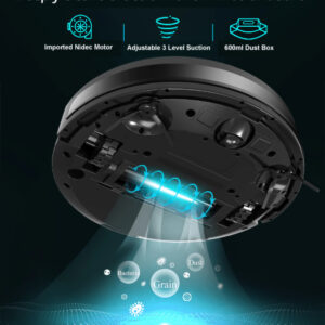 6500pa power suction robot vacuum cleaner